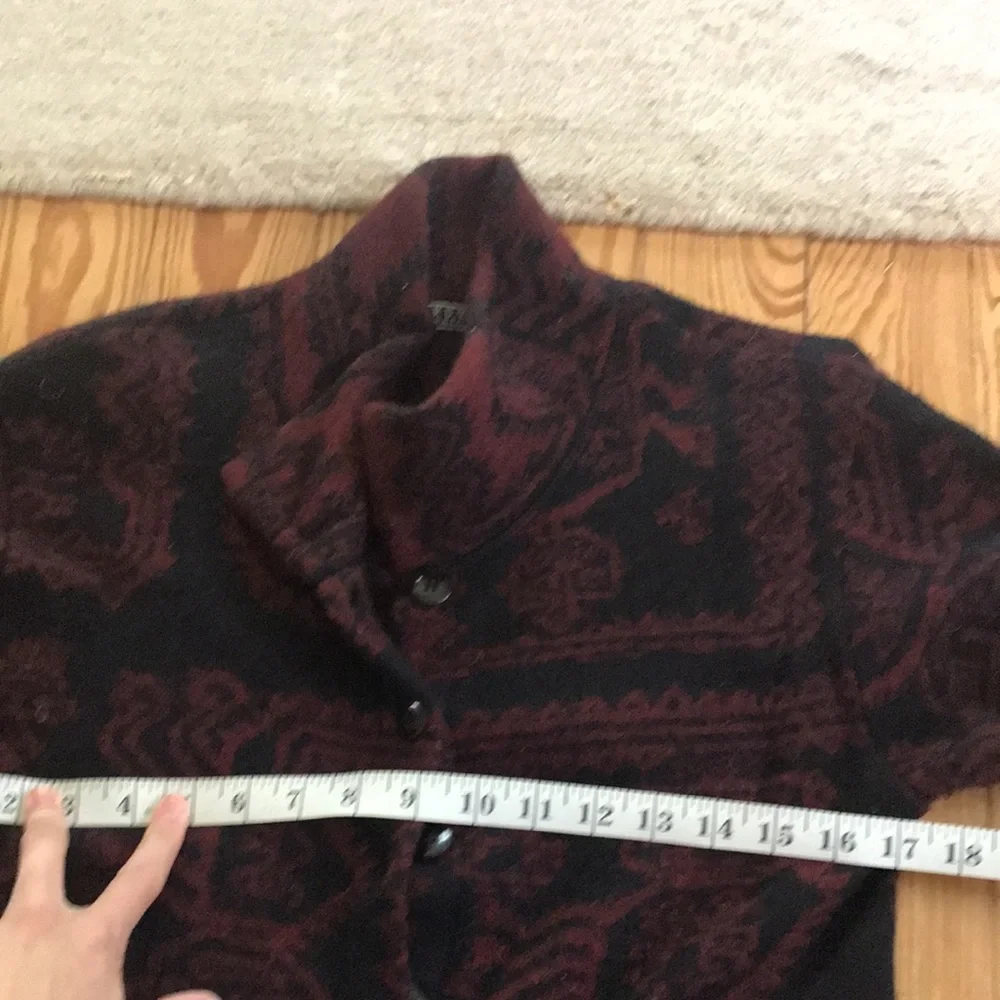 Baby alpaca and wool blend Peruvian Connection cardigan/jacket size S - Picture 6 of 9